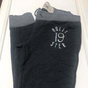 Hollister Dark Charcoal joggers- Small